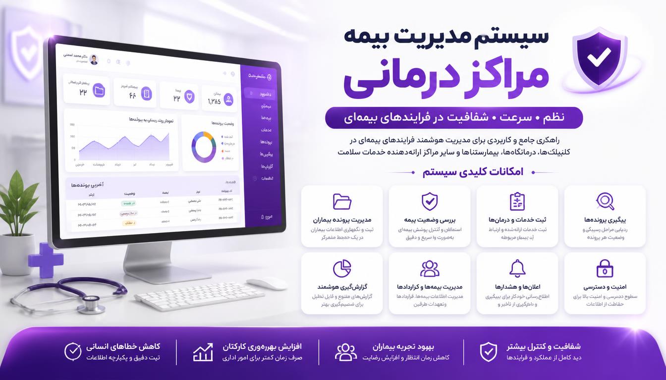 سامانه مدیریت بیمه مراکز درمانی | سنام